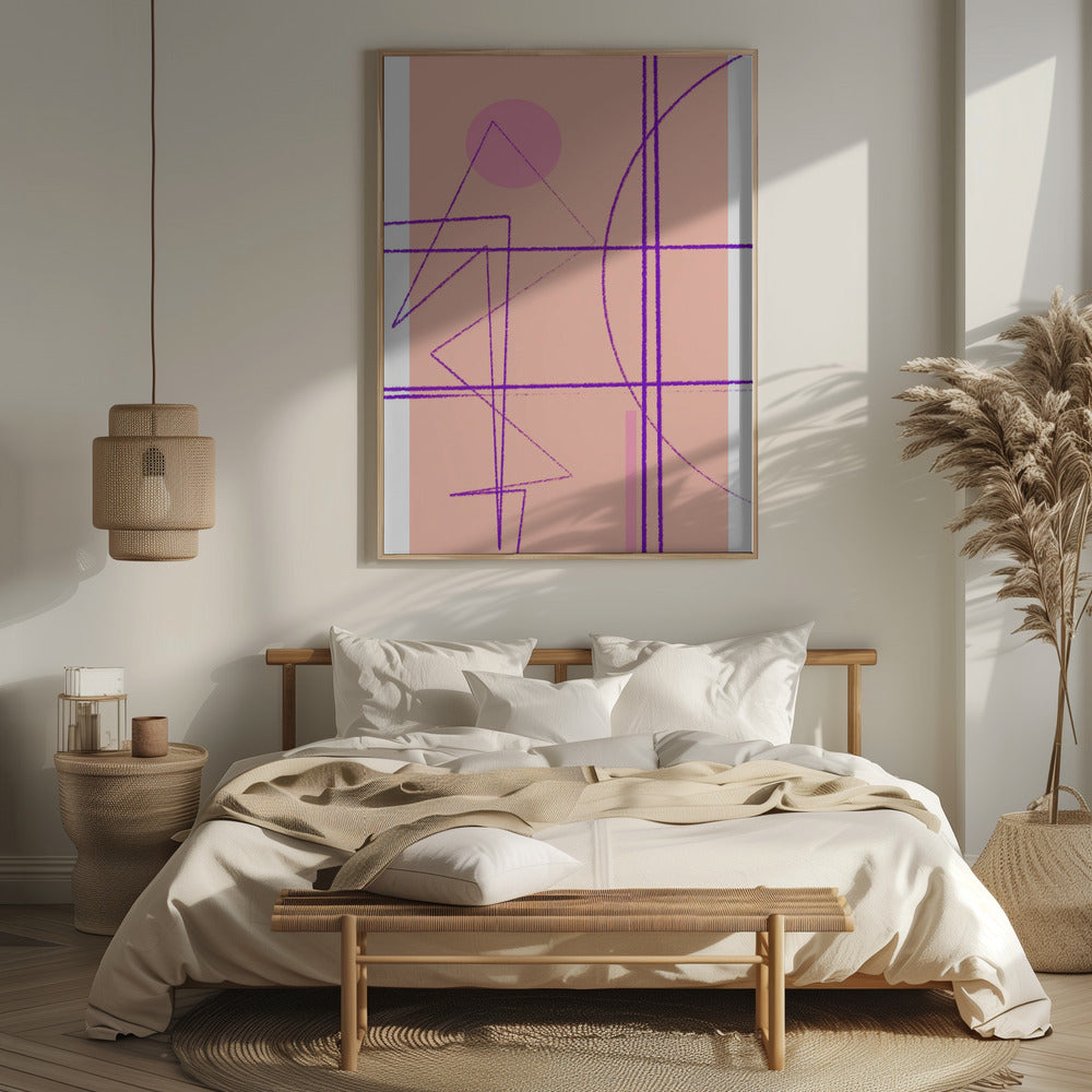 Angular Lines No 14 Poster